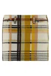 Missoni Plaid Mini Skirt Belt Loops In White