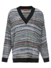 Missoni Oversized Sequin-embellished Sweater In Multi