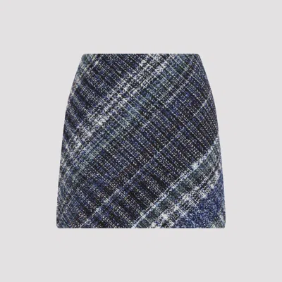 Missoni Caperdoni Wool Mini Skirt For Women In Blue