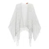 Missoni Zigzag-woven Cape In Grey