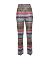 Missoni Zigzag Tailored Trousers In Multicolor