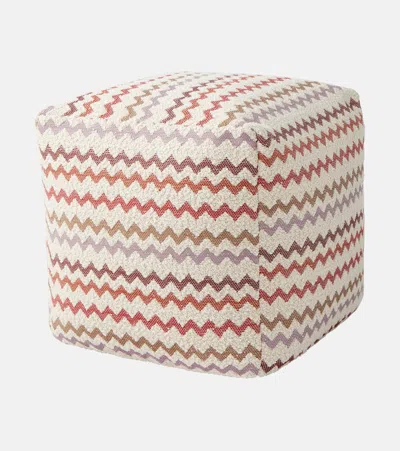 Missoni Capri Zigzag Bouclé Pouf