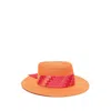 Missoni Zigzag-band Fedora In Orange