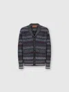 Missoni Cardigan Aus Reiner Wolle Mit Zickzackmuster In Multi