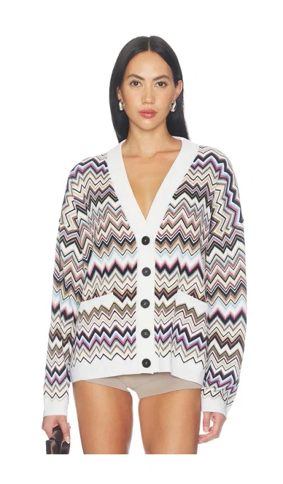 Missoni Cardigan Buttoned Cardigan In White