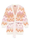 Missoni Zigzag-woven Cardigan In Multicolor