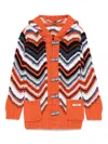 Missoni Chevron-knit Cardigan In Multicolor