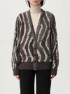 Missoni Wave Pattern Cardigan Sweaters And Cardigans Multicolor In Blue