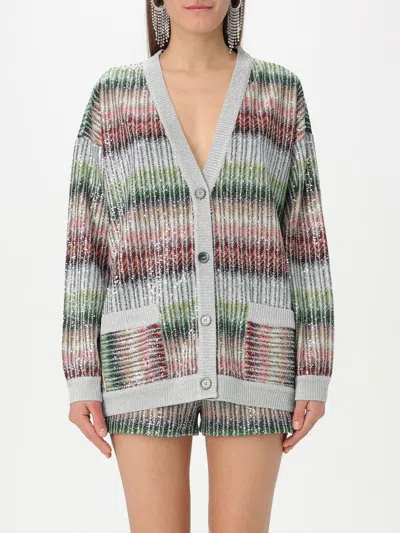 MISSONI CARDIGAN MISSONI WOMAN COLOR GREEN,G61776012