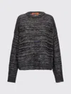 Missoni Tie-dye Pattern Knit Sweater In Gray
