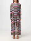 Missoni Zigzag Long Cardigan In Multicolor
