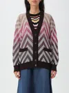 MISSONI CARDIGAN MISSONI WOMAN COLOR MULTICOLOR,F93583005