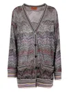 Missoni Sequin-chevron Cardigan In Multi