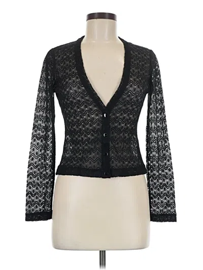 Pre-owned Missoni Cardigan Sweater In Black