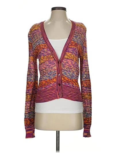 Pre-owned Missoni Cardigan Sweater In Purple
