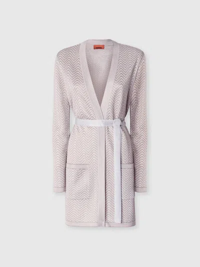 Missoni Cardigan Wave Pattern With Belt
