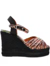 Missoni Carmen Espadrille Sandals In グリーン