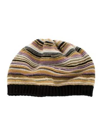 Pre-owned Missoni Cashmere Beanie In Multi