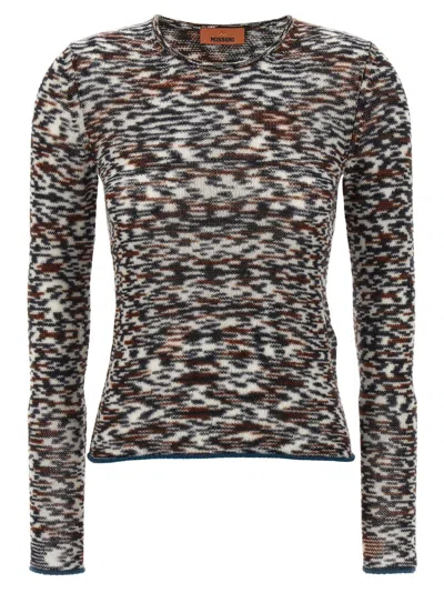 Missoni Cashmere Knit Sweater In Black