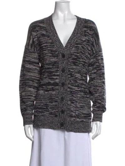 Pre-owned Missoni Cashmere Patterned Sweater In Black