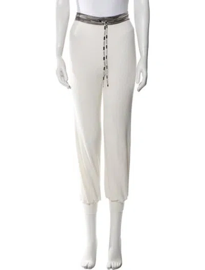 Pre-owned Missoni Cashmere Skinny Leg Pants In Neutral
