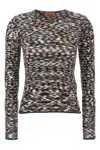 Missoni Maglia Con Motivo Fiammato Multicolor In Multi