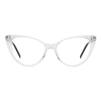 Missoni Cat-eye Frame Glasses In Srp/16 Glttr Cryst