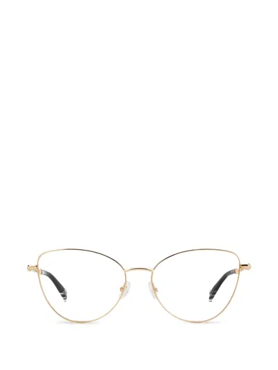 Missoni Cat-eye Frame Glasses In Gold