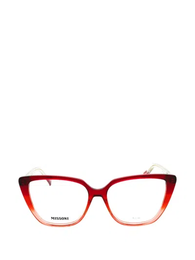 Missoni Cat-eye Glasses In Red