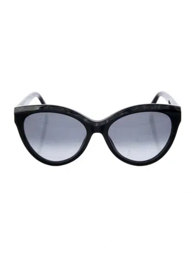 Pre-owned Missoni Cat-eye Gradient Sunglasses In Black