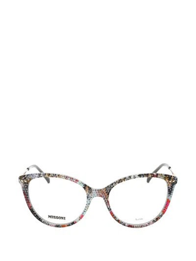Missoni Cat-eye Sunglasses In Multi
