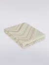 Missoni Home Catullo 130x190 Cm Wool And Cashmere Blanket In White