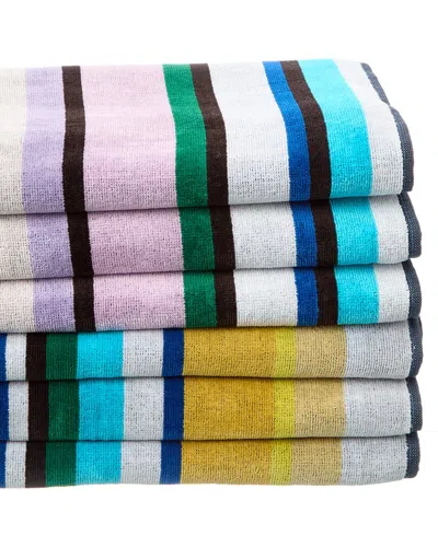 MISSONI CHASE SET OF 6 BATH TOWELS