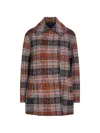 Missoni Check Coat In Multi