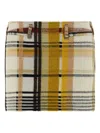 Missoni Plaid Mini Skirt Belt Loops In Brown