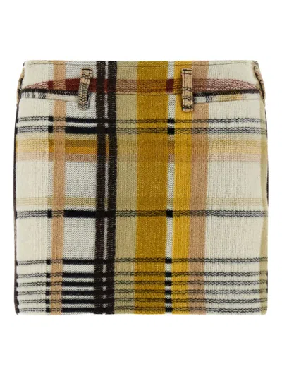 MISSONI CHECK MINI SKIRT