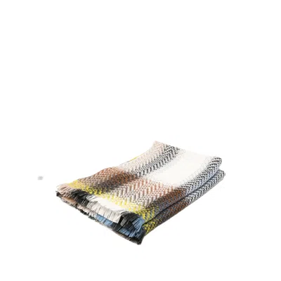 Missoni Check New Zig-zag Fringed Throw In Multi