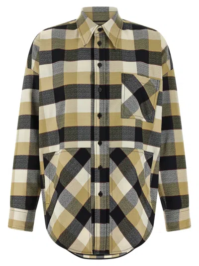 Missoni Check Pattern Shirt In Tan