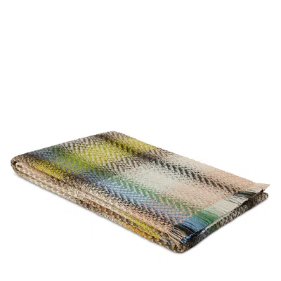 Missoni Check Wool-blend Plaid Throw In Multi