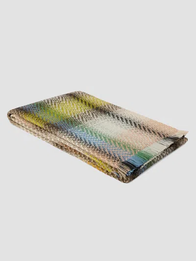 Missoni Check_new Zigzag Wool-blend Throw In Multi