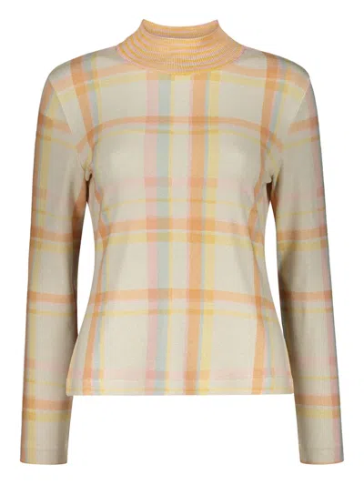 Missoni Long Sleeve Turtleneck In Multicolor