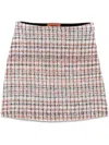 格纹迷你半身裙
