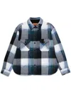 Missoni Multicolor Knit Overshirt In Blau