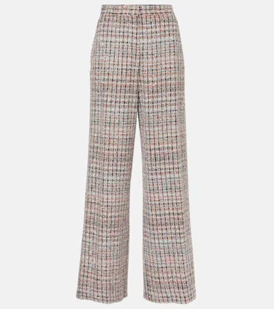 Missoni Checked Wide-leg Pants In Multicoloured