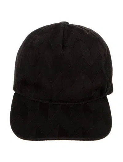 Pre-owned Missoni Chevron Baseball Cap In Black
