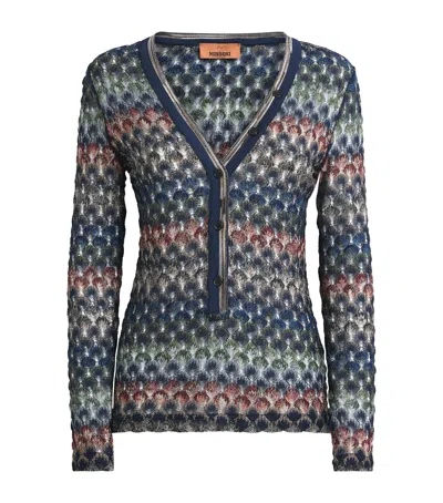 Missoni Chevron Button Sweater