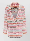 Missoni Chevron Cotton Blazer Jacket