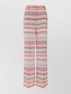 Missoni Zig Zag Cotton-blend Flared Pants