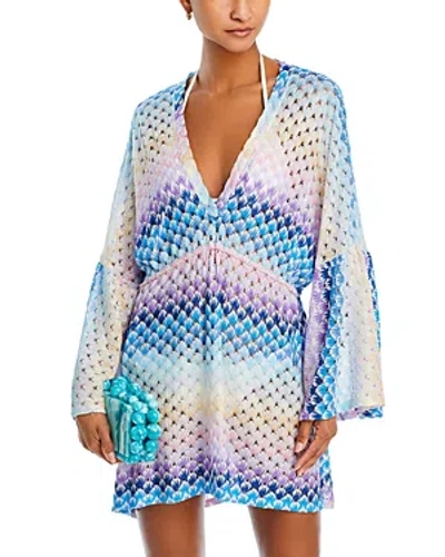 Missoni Chevron Cover-up Dress In Degrade