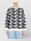 Missoni Vintage Jacquard Oversized Wool Sweater